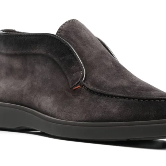 55% OFF SALE  NIB Santoni Men’s Dragon Desert Boot – Dark Brown Suede Bootie 9.5